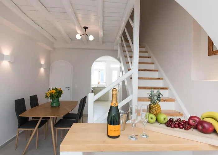 וילה The Mykonos Bougainvillea Townhouse *